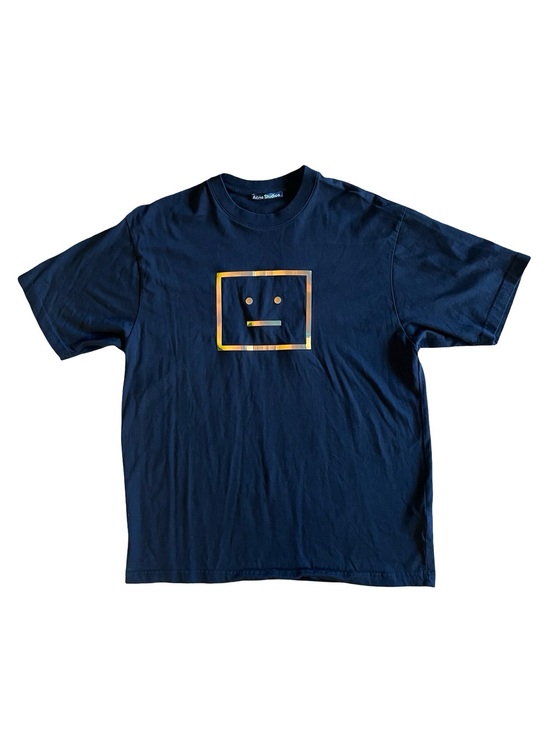 Acne Studios Other - ACNE STUDIOS Stockholm $190 Iridescent Metallic Face Logo Designer XL Shirt Luxe